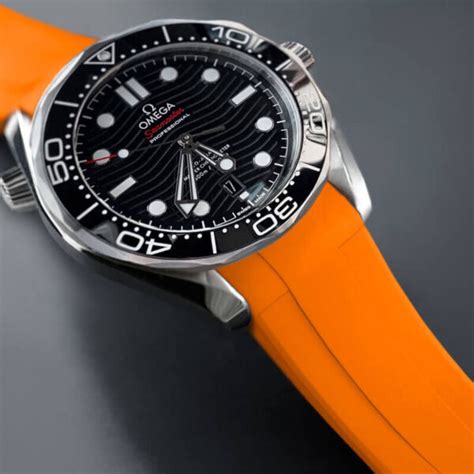 omega seamaster rubber strap|replacement strap for omega seamaster.